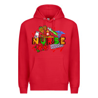 Red mexican nurse Premium Hoodie - AdoDesignShop