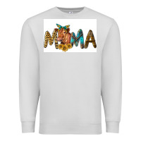 Dove Grey Western Cow Red Angus Mama Premium Sweatshirt - LillyAllenDesigns