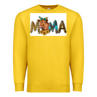 Lemon Western Cow Red Angus Mama Premium Sweatshirt - LillyAllenDesigns