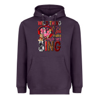 Plum wild thing you make my heart sing Heavyweight Hoodie - NancyCooperArtShop