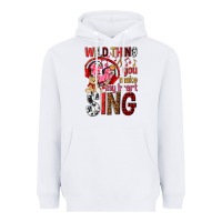 White wild thing you make my heart sing Heavyweight Hoodie - NancyCooperArtShop