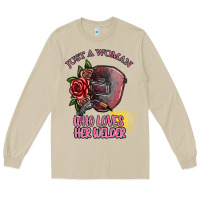 Mushroom just a woman who loves her welder Long Sleeve Tee - SublimationCraftShop