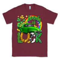 Burgundy Loads of luck truck st. patricks day Classic Tee - Neo Western