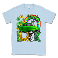 Dusty Blue Loads of luck truck st. patricks day Classic Tee - Neo Western