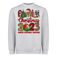 Heather Grey family christmas 2023 making memories together Heavyweight Sweatshirt - MaliasSmallBusiness