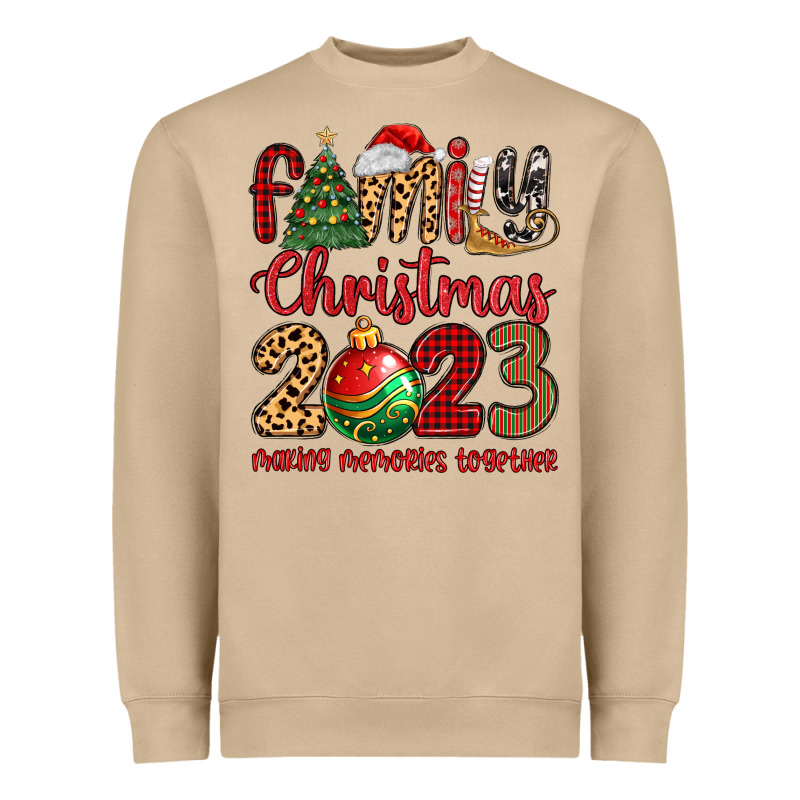 Family Christmas 2023 Making Memories Together Heavyweight Sweatshirt by MaliasSmallBusiness | Teevron