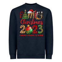 Navy family christmas 2023 making memories together Heavyweight Sweatshirt - MaliasSmallBusiness
