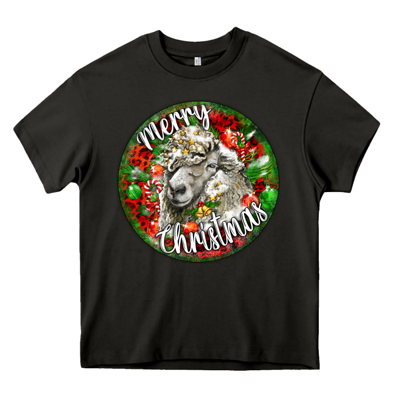 Christmas Lincoln Sheep Heavy Core Tee by LillyAllenDesigns | Teevron