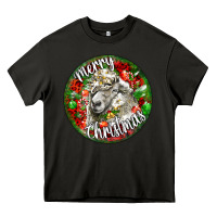 Asphalt christmas lincoln sheep Heavy Core Tee - LillyAllenDesigns