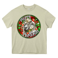 Mossy christmas lincoln sheep Heavy Core Tee - LillyAllenDesigns