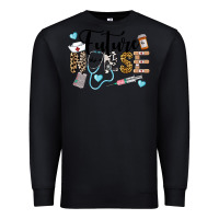 Black Western Future Nurse Premium Sweatshirt - LillyAllenDesigns