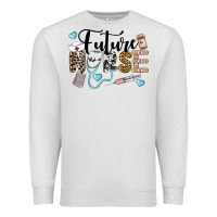 Oatmeal Heather Western Future Nurse Premium Sweatshirt - LillyAllenDesigns