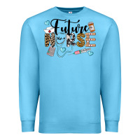 Ocean Blue Western Future Nurse Premium Sweatshirt - LillyAllenDesigns