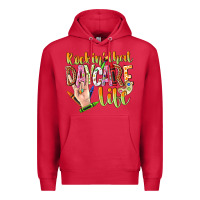 Cardinal rockin that daycare life Premium Hoodie - NancyCooperArtShop