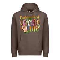 Coffee rockin that daycare life Premium Hoodie - NancyCooperArtShop