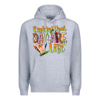 Heather Grey rockin that daycare life Premium Hoodie - NancyCooperArtShop