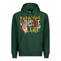 Sports Green rockin that daycare life Premium Hoodie - NancyCooperArtShop