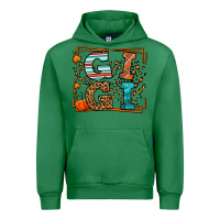 Emerald Fall Autumn Leopard Gigi Urban Hoodie - LillyAllenDesigns