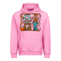 Fuchsia Pink Fall Autumn Leopard Gigi Urban Hoodie - LillyAllenDesigns