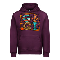 Mauve Wine Fall Autumn Leopard Gigi Urban Hoodie - LillyAllenDesigns