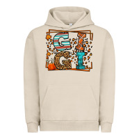 Pigment French Oak Fall Autumn Leopard Gigi Urban Hoodie - LillyAllenDesigns