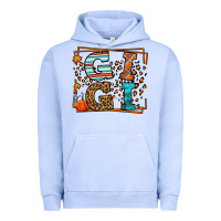 Pigment Grape Ice Fall Autumn Leopard Gigi Urban Hoodie - LillyAllenDesigns