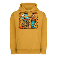 Pigment Peanut Butter Fall Autumn Leopard Gigi Urban Hoodie - LillyAllenDesigns