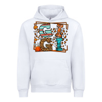 White Fall Autumn Leopard Gigi Urban Hoodie - LillyAllenDesigns
