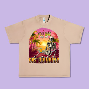 You Had Me At Day Drinking Urban Heavy Tee Designed By Texasbilliewilder