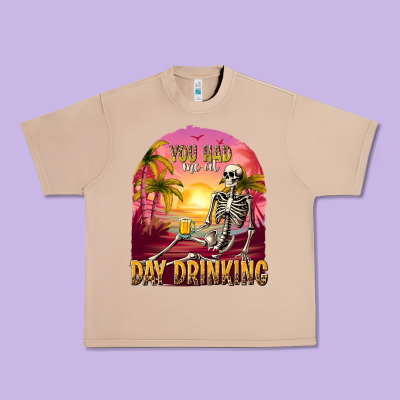 You Had Me At Day Drinking Urban Heavy Tee Designed By Texasbilliewilder