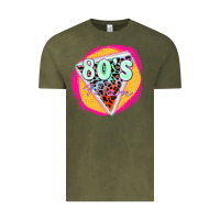 Vintage Olive 80's mom Vintage Tee - Zillion Design Studio