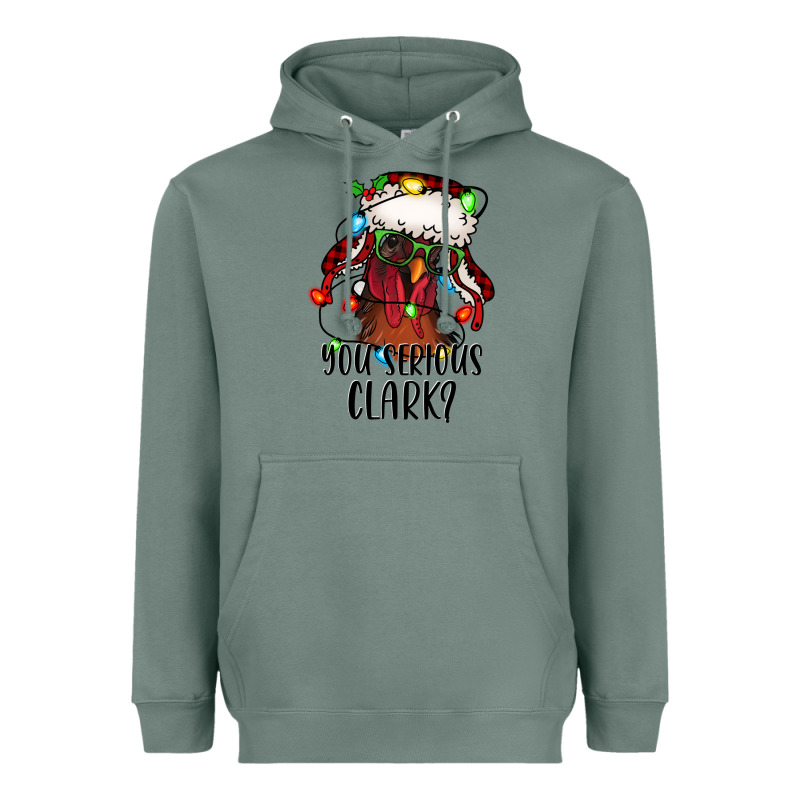 You Serious Clark Christmas Vacation Rooster Heavyweight Hoodie by Jasminsmagicworld | Teevron