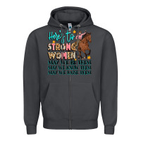 Smoke heres to strong women Zipper Hoodie - Artiststas