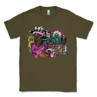 Army Green cowgirl2 Classic Tee - SublimationCraftShop