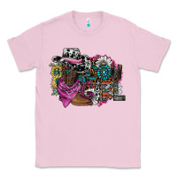 Bubblegum Pink cowgirl2 Classic Tee - SublimationCraftShop