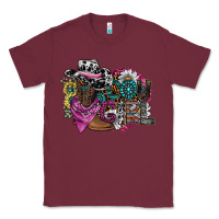 Burgundy cowgirl2 Classic Tee - SublimationCraftShop