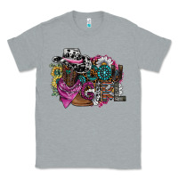 Heather Grey cowgirl2 Classic Tee - SublimationCraftShop