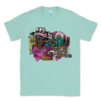 Seafoam cowgirl2 Classic Tee - SublimationCraftShop