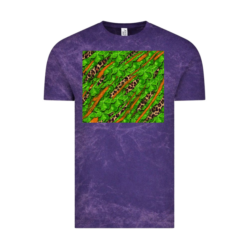 Distressed Shamrock And Leopard Vintage Tee by RanaPortraitStore | Teevron
