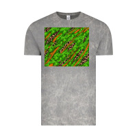 Cloud Rock Distressed Shamrock And Leopard Vintage Tee - RanaPortraitStore