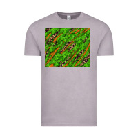 Vintage Zinc Distressed Shamrock And Leopard Vintage Tee - RanaPortraitStore