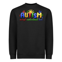 Black autism accept understand love Heavyweight Sweatshirt - MaliasSmallBusiness