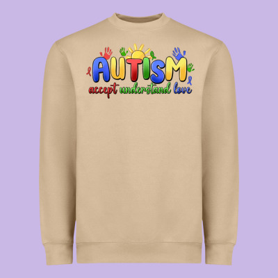 Heavyweight Sweatshirt autism accept understand love