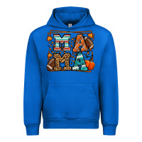Cobalt Fall American Football Autumn Mama Urban Hoodie - LillyAllenDesigns