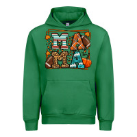Emerald Fall American Football Autumn Mama Urban Hoodie - LillyAllenDesigns