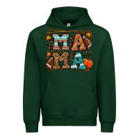Forest Green Fall American Football Autumn Mama Urban Hoodie - LillyAllenDesigns