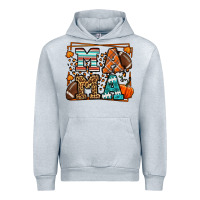 Heather Grey Fall American Football Autumn Mama Urban Hoodie - LillyAllenDesigns