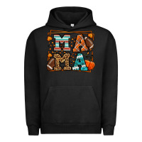 Pigment Black Fall American Football Autumn Mama Urban Hoodie - LillyAllenDesigns