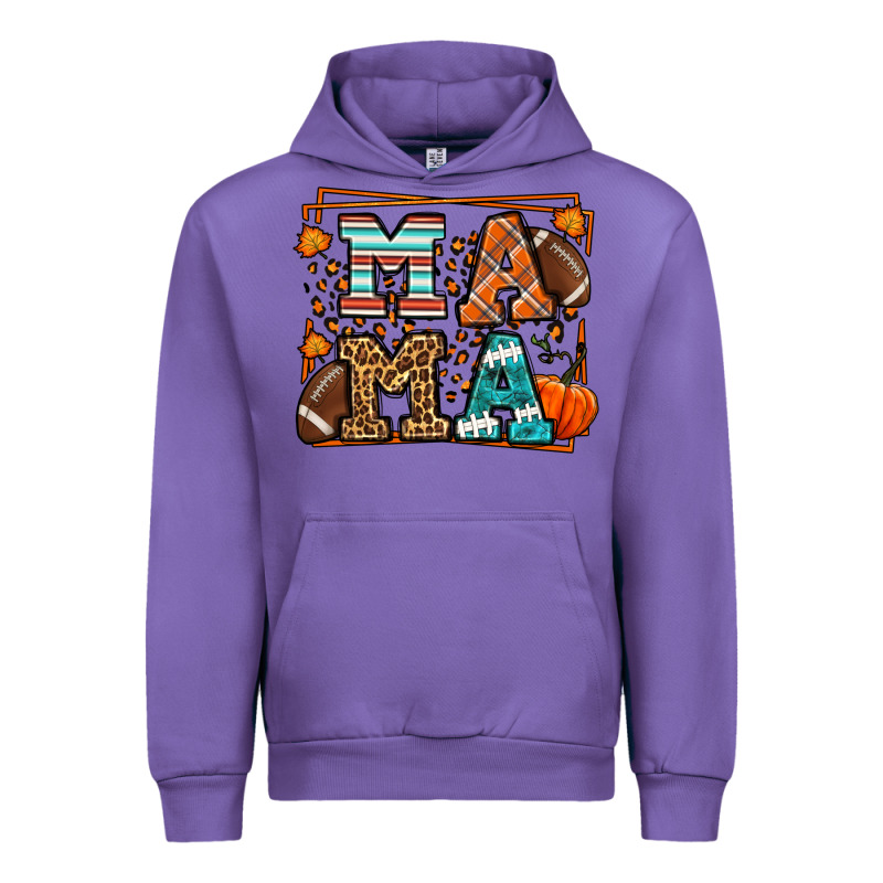 Fall American Football Autumn Mama Urban Hoodie by LillyAllenDesigns | Teevron