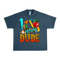 Midnight Navy 1st grade dude Urban Heavy Tee - texasbilliewilder